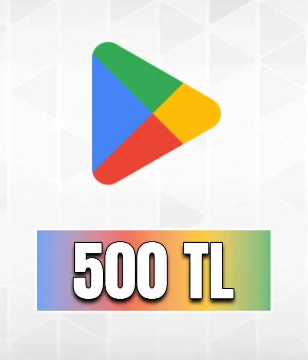 Google Play 500 TL Bakiye Karti