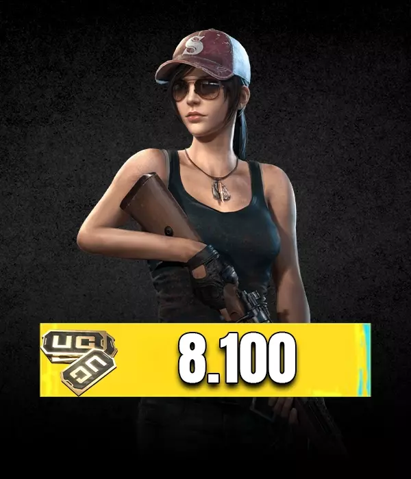 PUBG Mobile 8100 UC